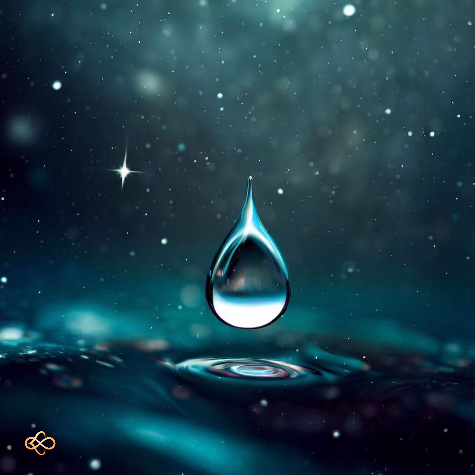 Waterfall in a Drop cover